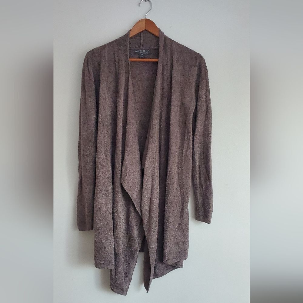 Barefoot Dreams Bamboo Chic Lite Women's Open Front Cardigan Sweater Size S/M